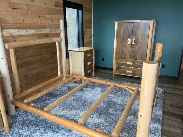 unpacking a bedroom from a recent move